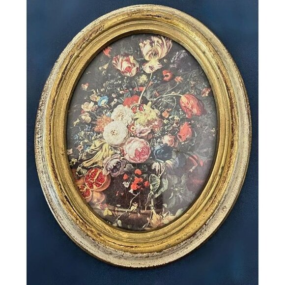 Vintage Norleans Trade Mark Gold Oval Framed - Picture 3 of 5